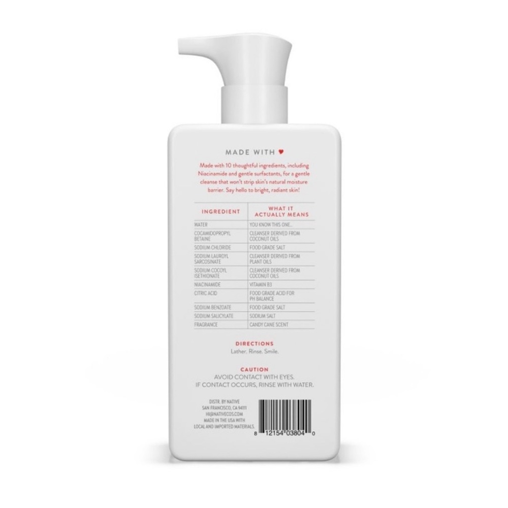 Native Candy Cane Body Wash - Picture 2 of 2